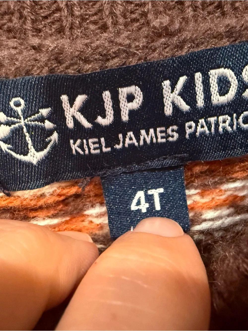 Kiel James Patrick The Cozy Pumpkin Sweater - Kids 4T